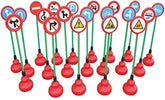 Kids Traffic Signs Educational Play Set – 20 Pieces (25×120 CM)